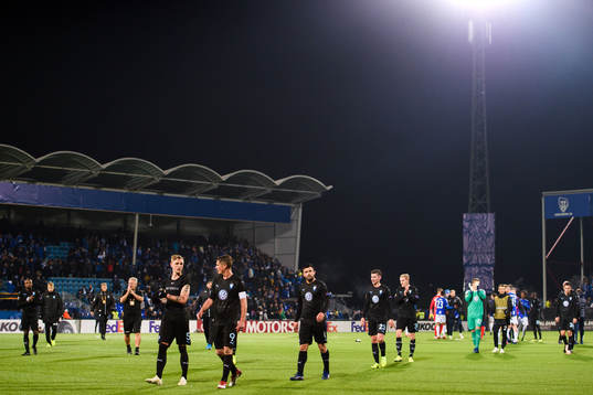 Players of Malmö FF looks dejected