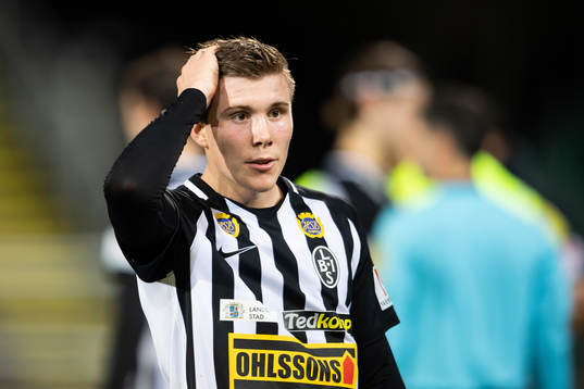 Landskronas Alfons Sampstedt deppar