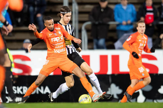 Landskronas Adi Nalic och AFC Eskilstunas Ferid Ali