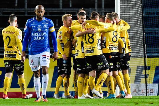 Elfsborgs spelare jublar