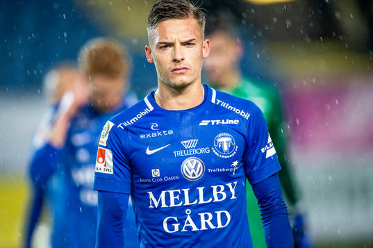 Trelleborgs Felix Hörberg deppar