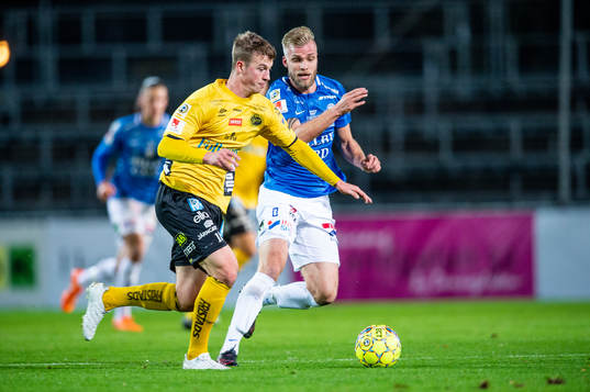 Elfsborgs Simon Olsson mot Trelleborgs Robin Nilsson