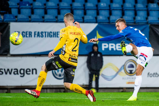 Elfsborgs Jesper Manns och Trelleborgs Felix Hörberg