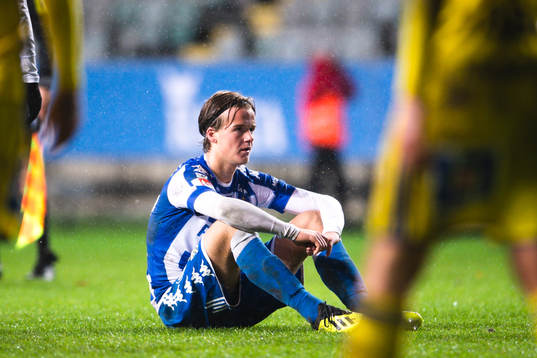IFK Göteborgs August Erlingmark deppar