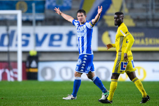 IFK Göteborgs David Boo Wiklander reagerar