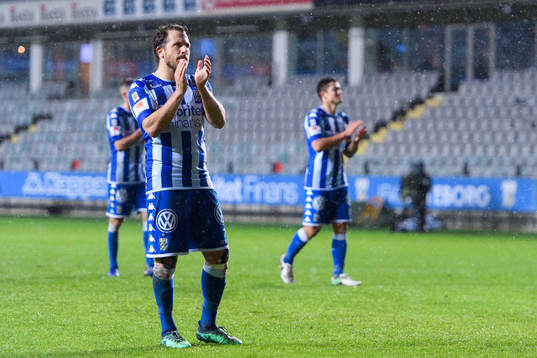IFK Göteborgs Tobias Hysén tackar publiken