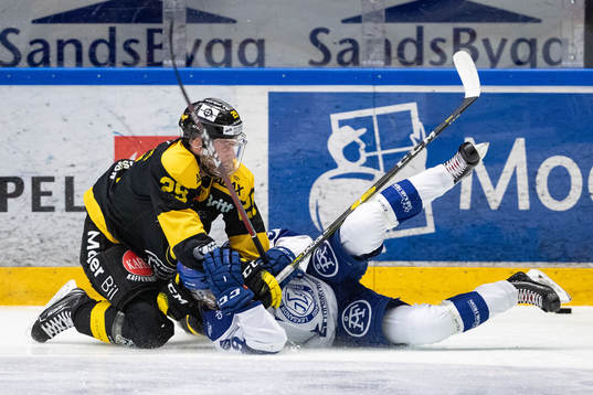 Västerås Jesper Cederberg  och Leksands Marcus Karlberg