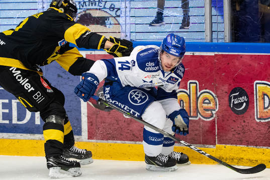 Västerås Jimmie Jansson  och Leksands Oskar Lang