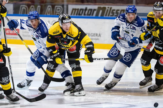 Leksands Jon Knuts och Västerås Fredrik Johansson och