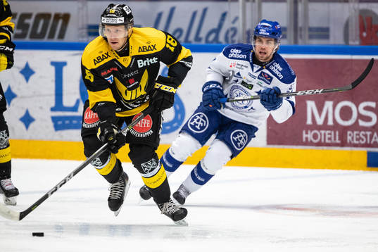 Västerås Jonas Liwing och Leksands Oskar Lang