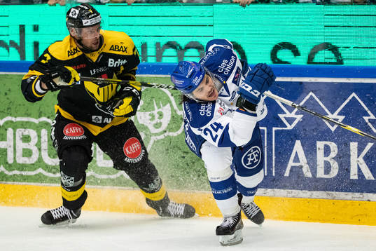 Västerås Morgan Hassel och Leksands Thomas Valkvæ Olsen