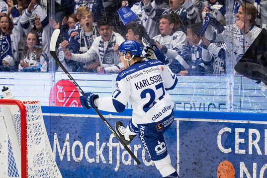 Leksands Anton Karlsson jublar