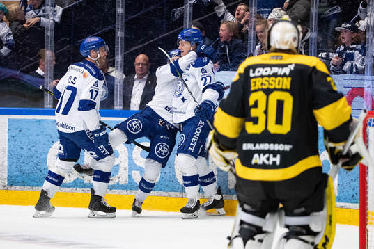 Leksands Anton Karlsson jublar