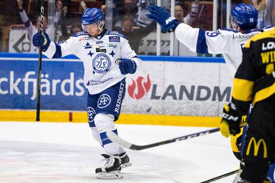 Leksands Linus Persson jubel
