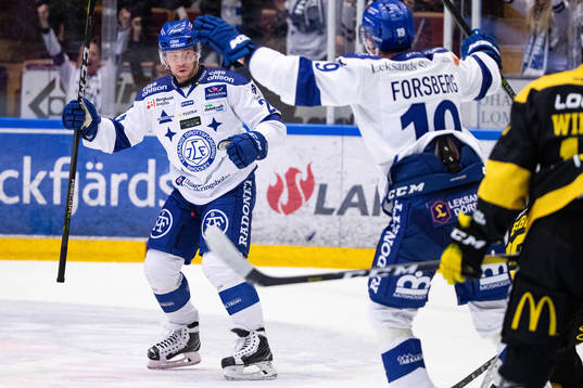 Leksands Linus Persson jubel