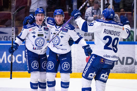 Leksands Linus Persson jubel