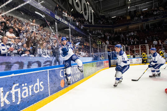 Leksands Martin Karlsson och Anton Karlsson och Axel