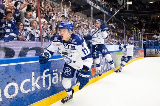 Leksands Martin Karlsson och Anton Karlsson och Axel
