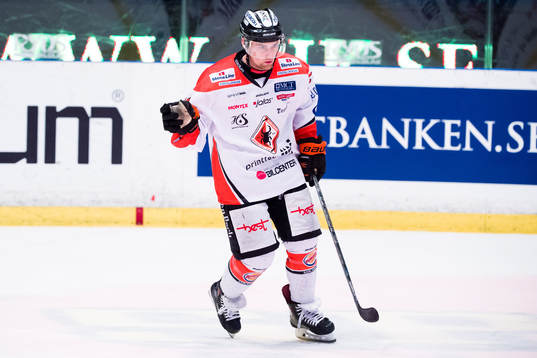 Karlskronas Justin Crandall jublar