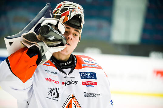 Karlskronas målvakt Arvid Holm