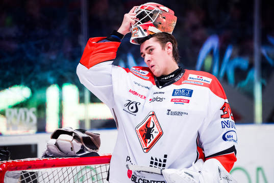 Karlskronas målvakt Arvid Holm