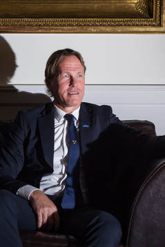 Tre Kronors assisterande förbundskapten Johan Garpenlöv i