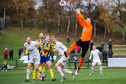 Oskarshamns målvakt Filippos Sachsanidis