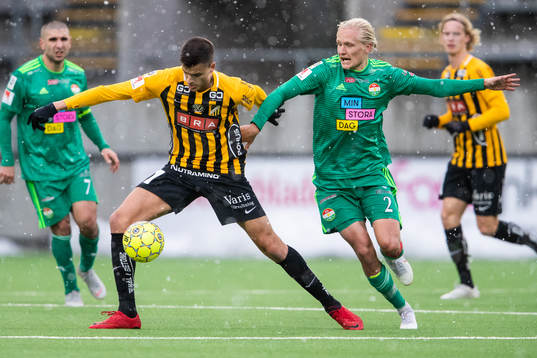 Häckens Alexander Jeremejeff och Dalkurds Henrik Löfkvist