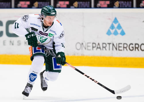 Färjestads Joakim Nygård med pucken