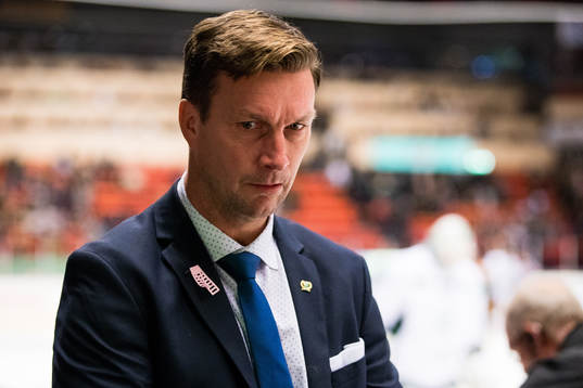 Färjestads tränare Johan Pennerborn