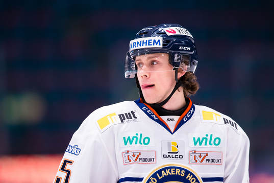 Växjös Dominik Bokk på uppvärmningen