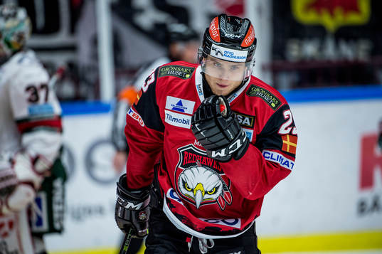 Malmö Redhawks Christoffer Forsberg deppar