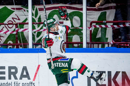 Frölundas Ryan Lasch jublar