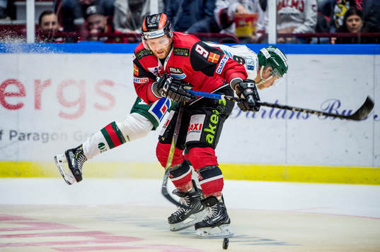 Malmö Redhawks Frederik Storm mot Frölundas Kristoffer