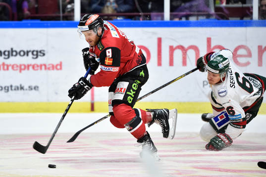 Malmö Redhawks Frederik Storm och Frölundas Kristoffer