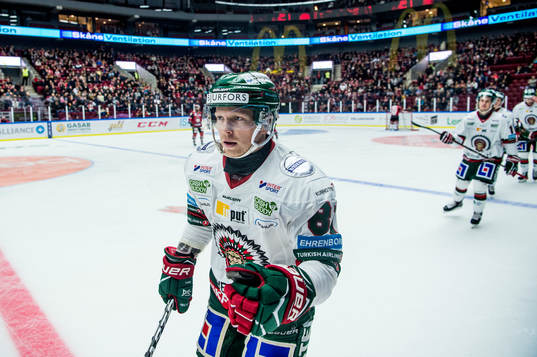 Frölundas Ryan Lasch jublar