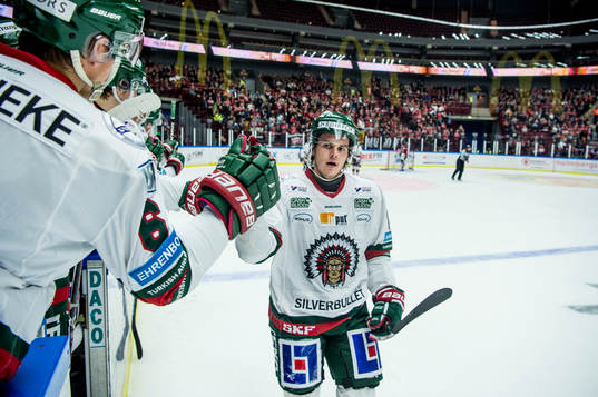 Frölundas Samuel Fagemo jublar