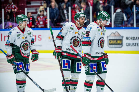 Frölundas Pathrik Westerholm, Joel Lundqvist och Anders