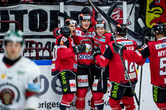 Malmö Redhawks Henrik Hetta, Fredrik Händemark, Marcus