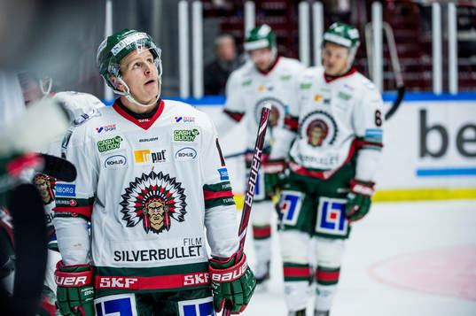 Frölundas Max Friberg deppar