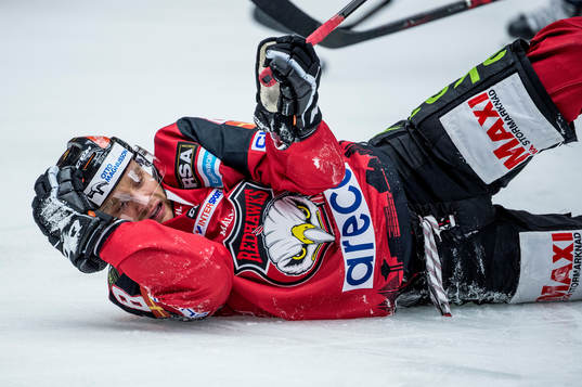 Malmö Redhawks Johan Olofsson på isen