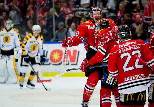 Örebros Jordan Boucher gör 4-3 och jublar