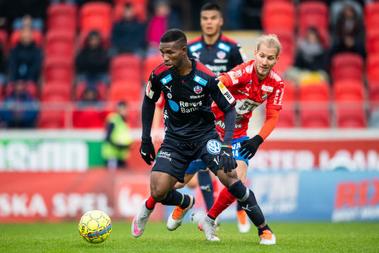 Helsingborgs Mohammed Abubakari och Östers Oliver