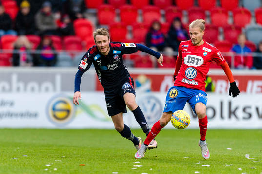 Helsingborgs Rasmus Jönsson och Östers Oliver Silverholt