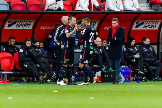 Helsingborgs Johan Persson blir inbytt