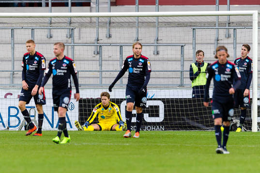 Helsingborgs Kalle Joelsson deppar