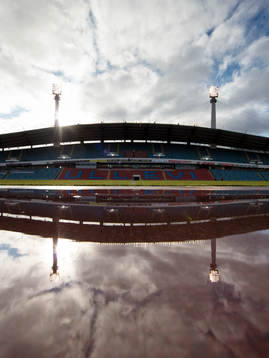 Ullevi innan fotbollsmatchen i Damallsvenskan mellan