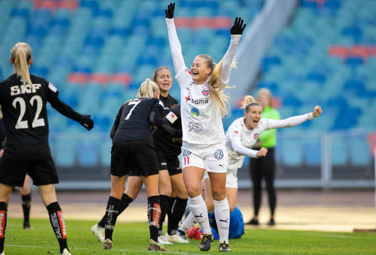 Rosengårds Lisa-Marie Utland jublar