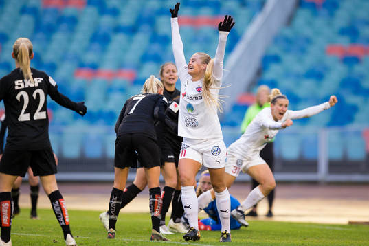 Rosengårds Lisa-Marie Utland jublar