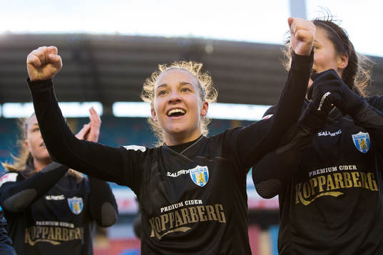 Göteborgs Julia Zigiotti Olme jublar